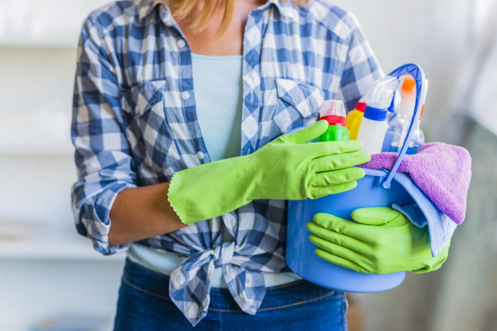young-woman-cleaning-house